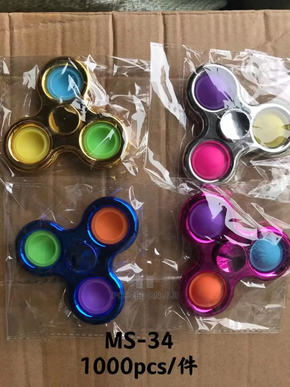 Spinners With Pop It