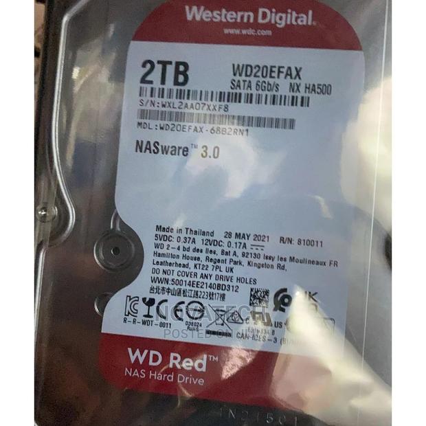 WD 2TB NAS Hard Drive Internal Western Digital