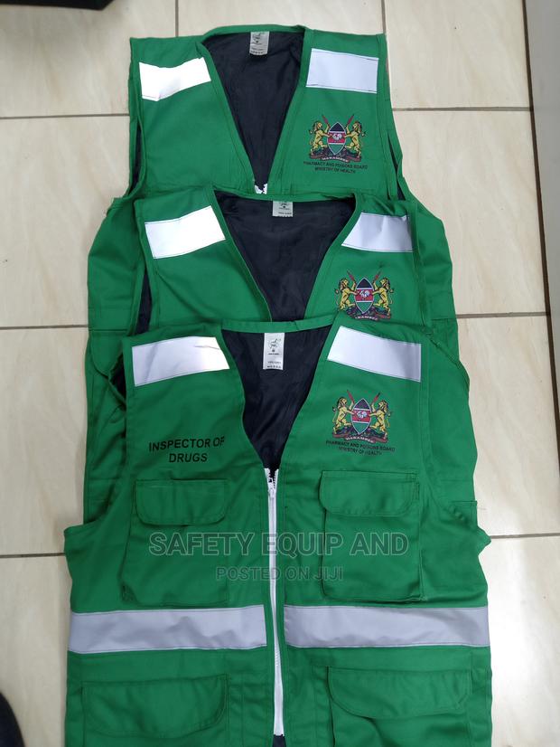 Green Made in Kenya Reflective Vest - main view