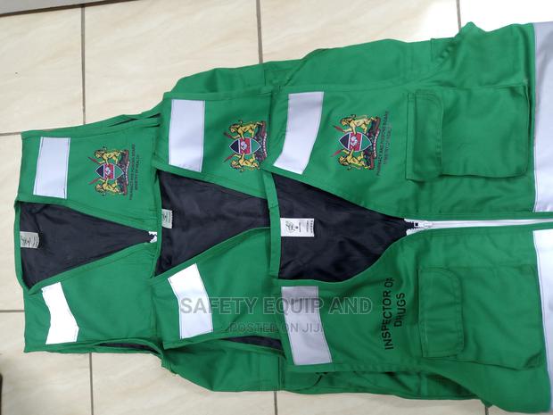 Green Branded Safety Vests Available - main view