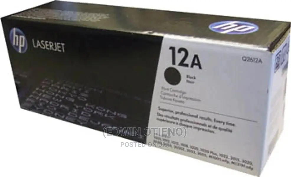 Original HP 12A Black Toner Cartridge Q2612A