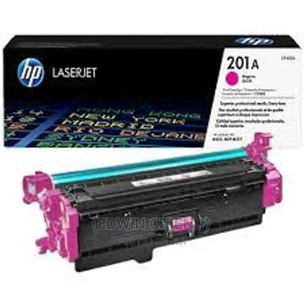 Original HP 201A Magenta Toner Cartridge - main view