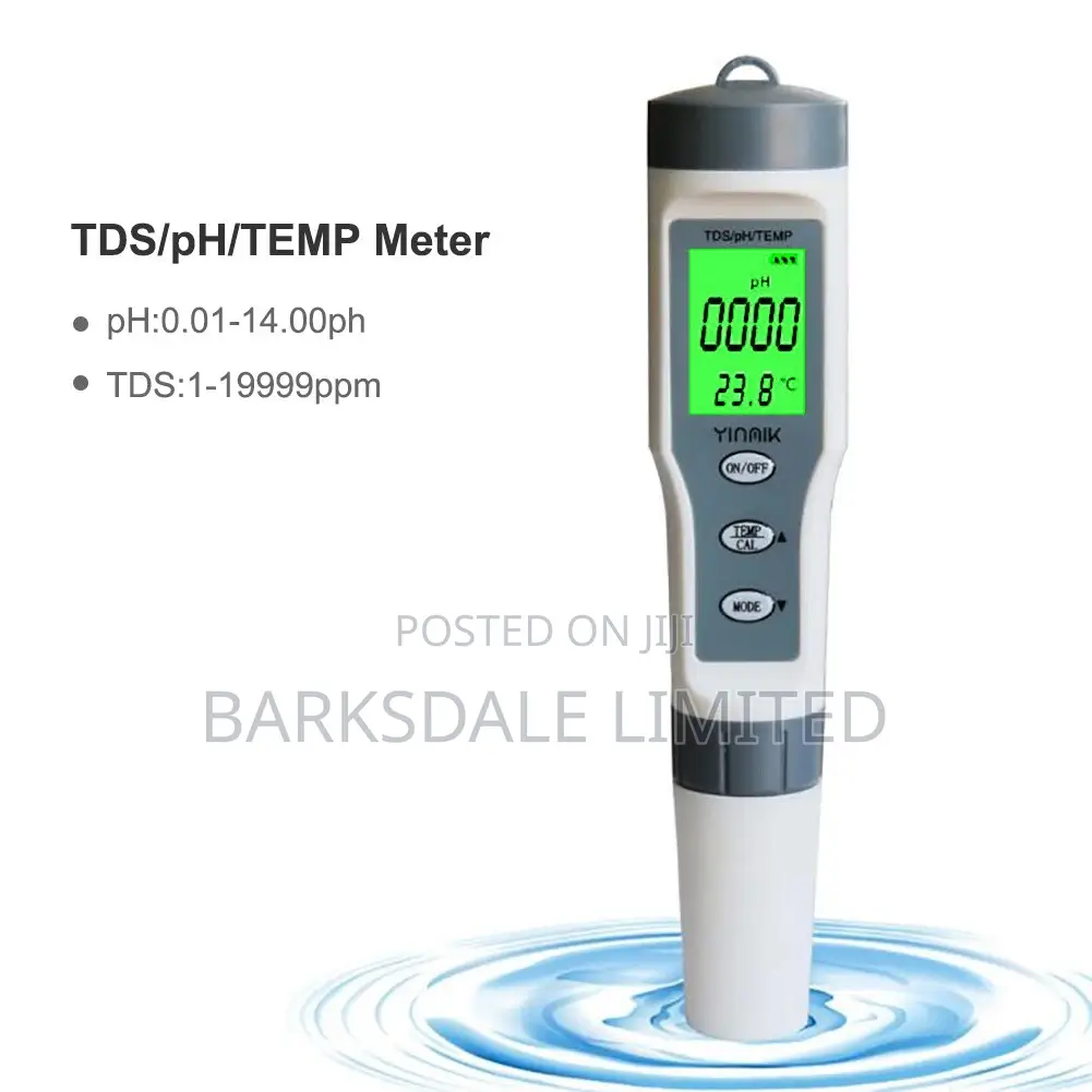 Digital Ph Meter Atc Tester, 3 in 1 Ph TDS Temp 0.01