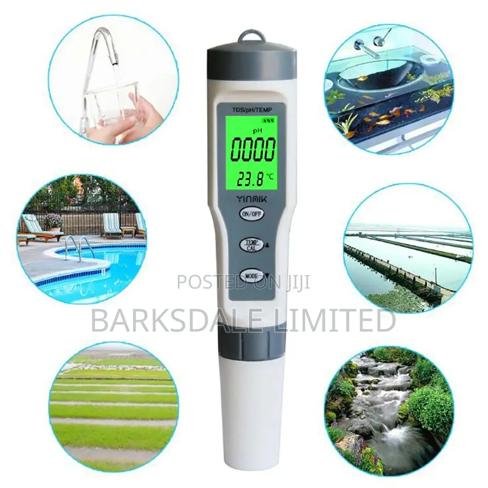 Digital Ph Meter Atc Tester, 3 in 1 Ph TDS Temp 0.01