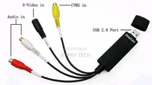 Easy Cap USB 2.0 to 4 Records AV Signal on Computer