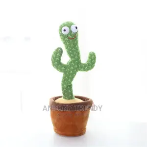 Luminous Cute Stuffed Flowerpot Dancing Talking Electric