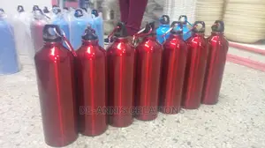 Maroon Metallic Engraving Bottle