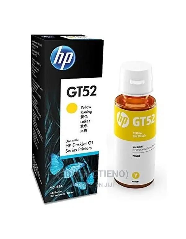 HP GT52 Yellow Original Ink Bottle