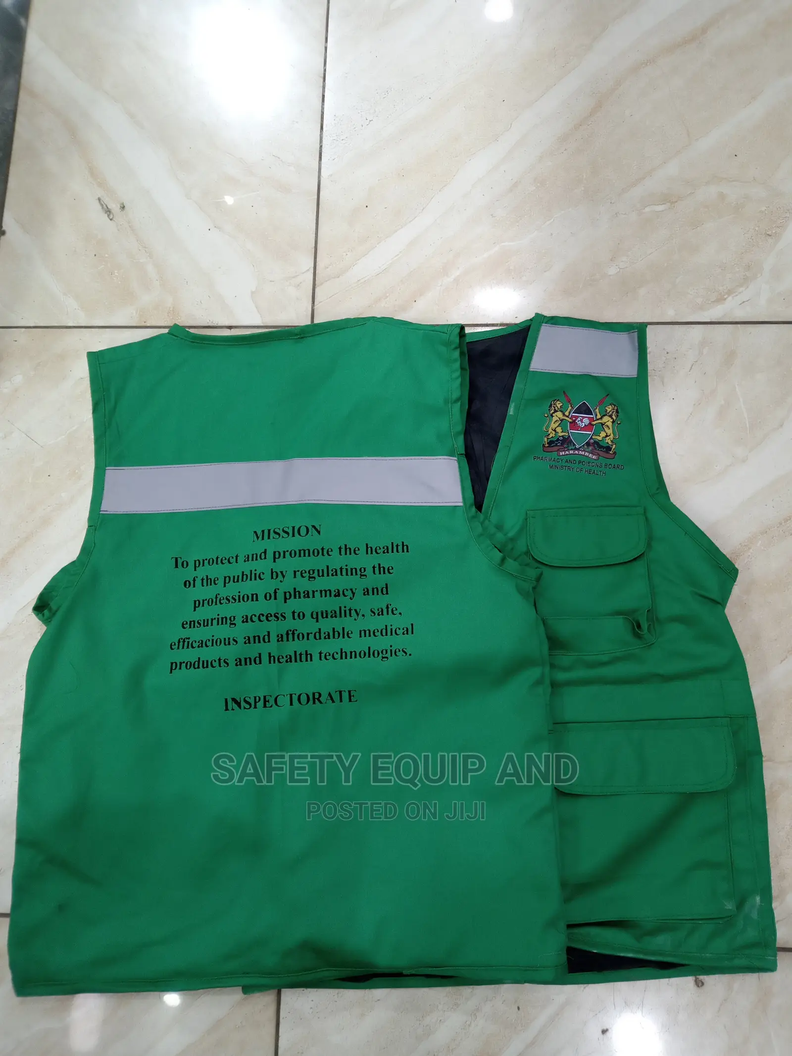 Safety Life Saving Vests-Green, Made in Kenya