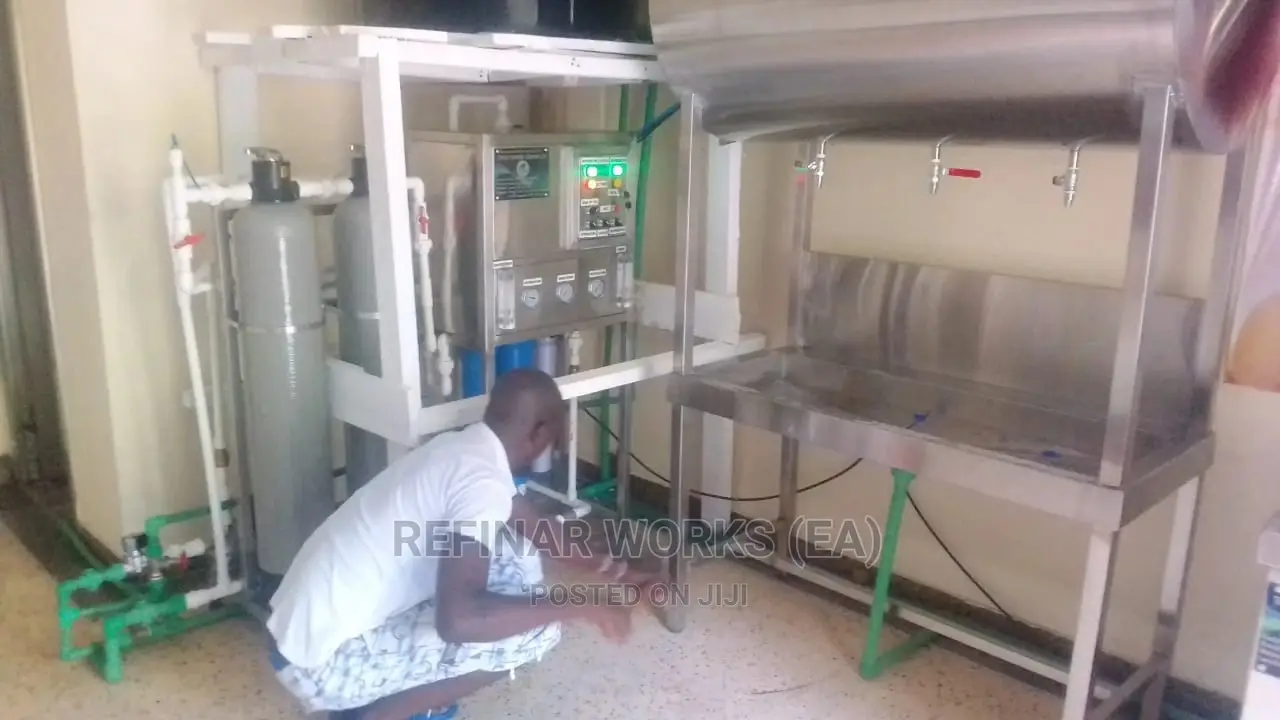 Guide on Starting Water Purification, Refilling Packaging