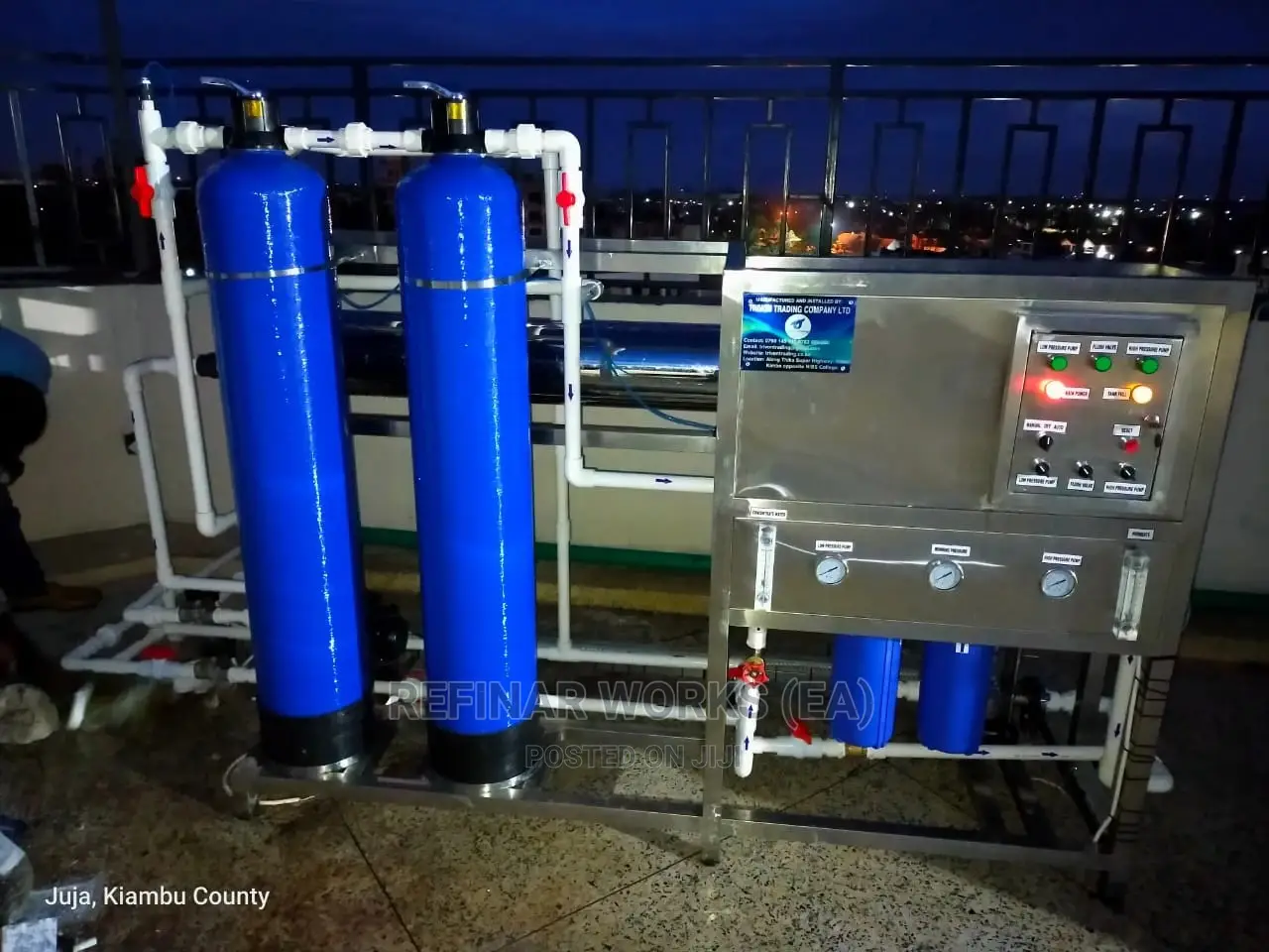 Guide on Starting Water Purification, Refilling Packaging