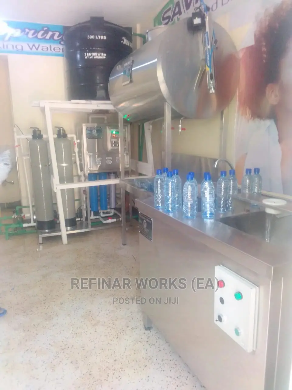Guide on Starting Water Purification, Refilling Packaging