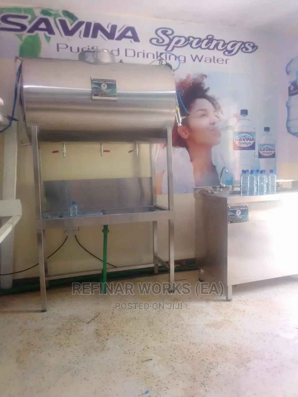 Guide on Starting Water Purification, Refilling Packaging