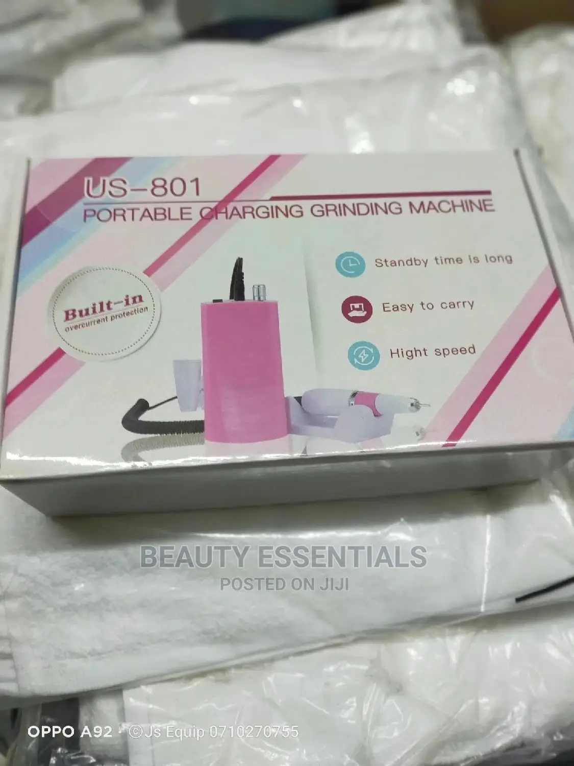 Portable Rechargeable Nail Drill 801