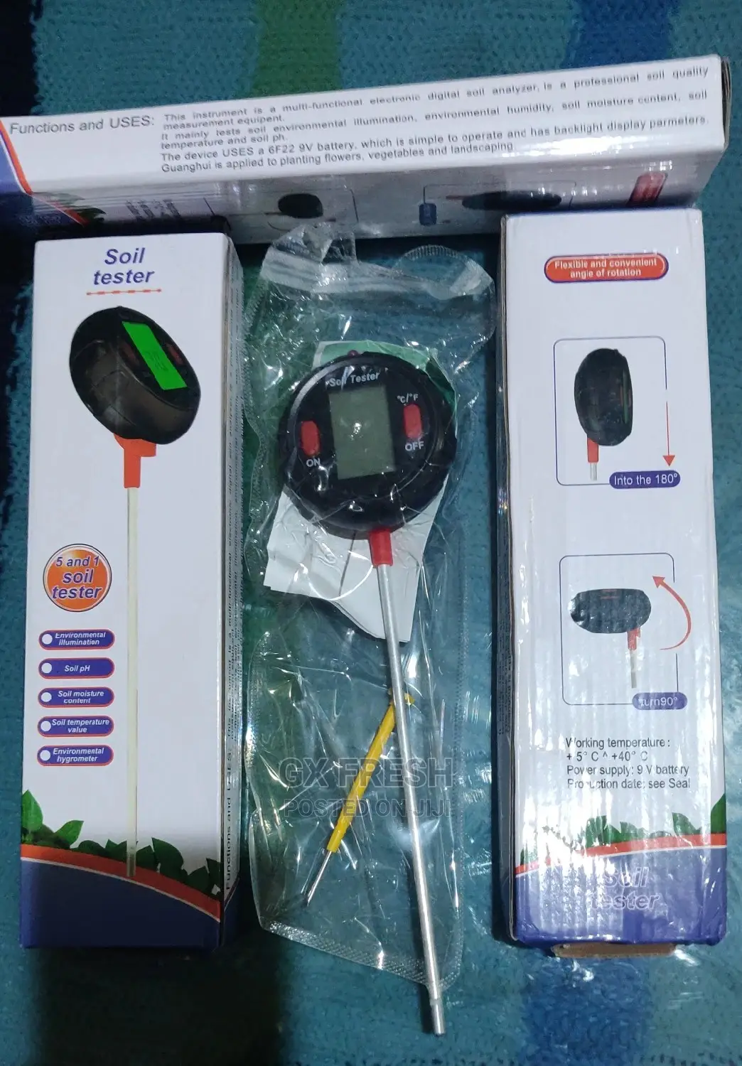 Soil Measuring Equipment 4 in 1