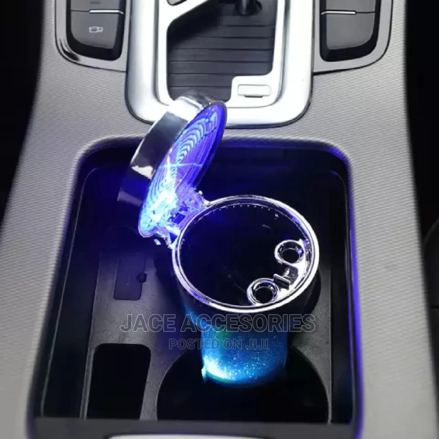 Car Ash Tray With Colorful Led Lights