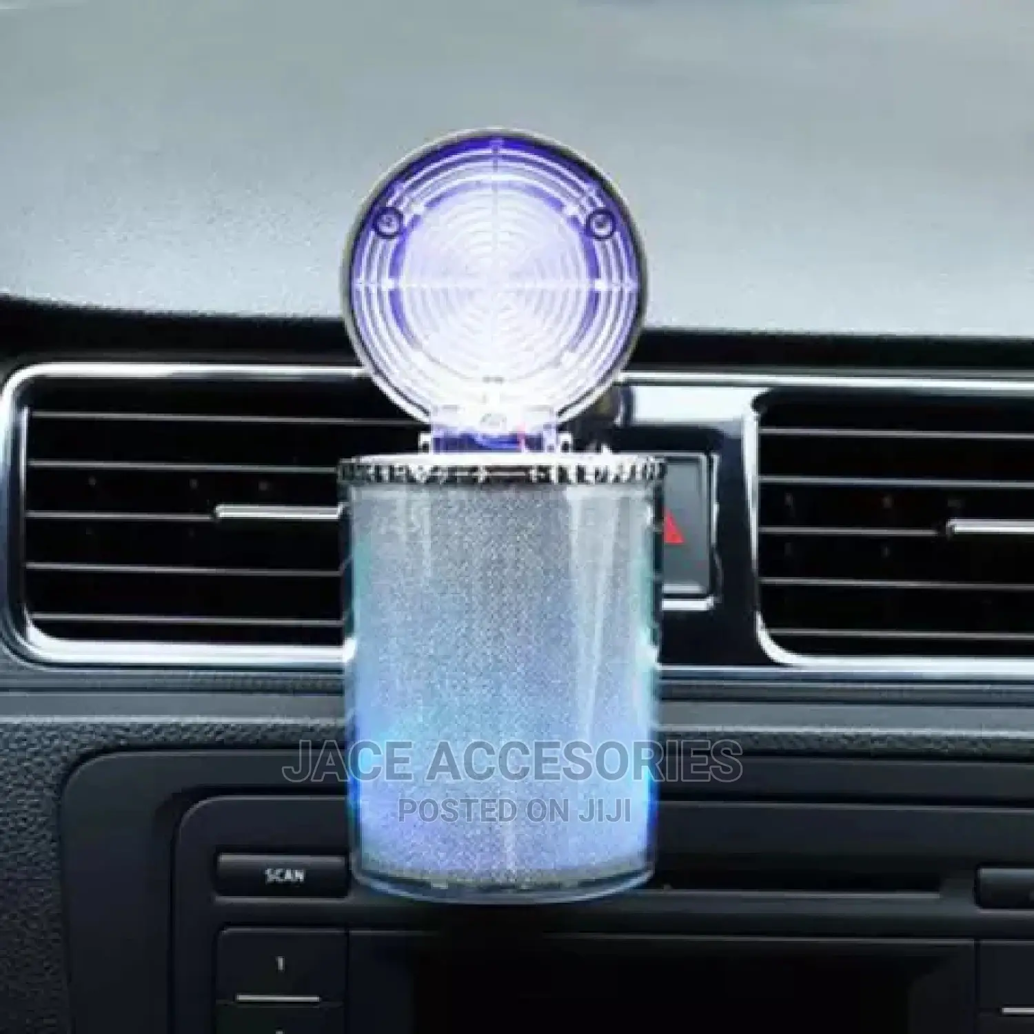 Car Ash Tray With Colorful Led Lights