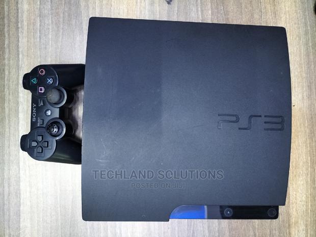 Playstation 3 Slim Black - main view