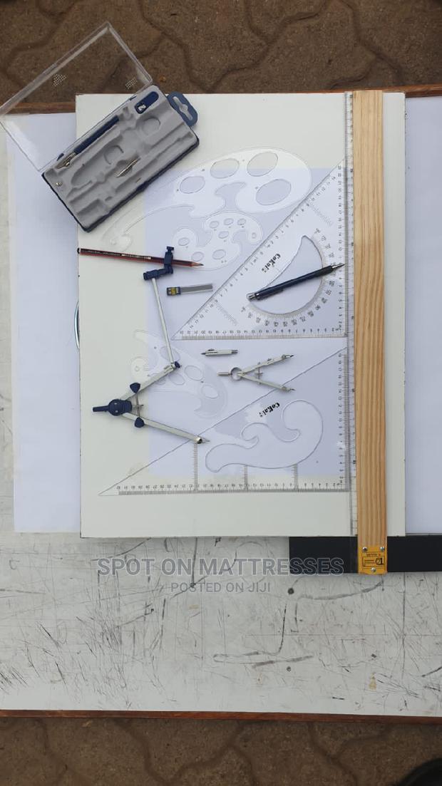 Drawing Set of Compasses on a Drawing Board - thumbnail 2