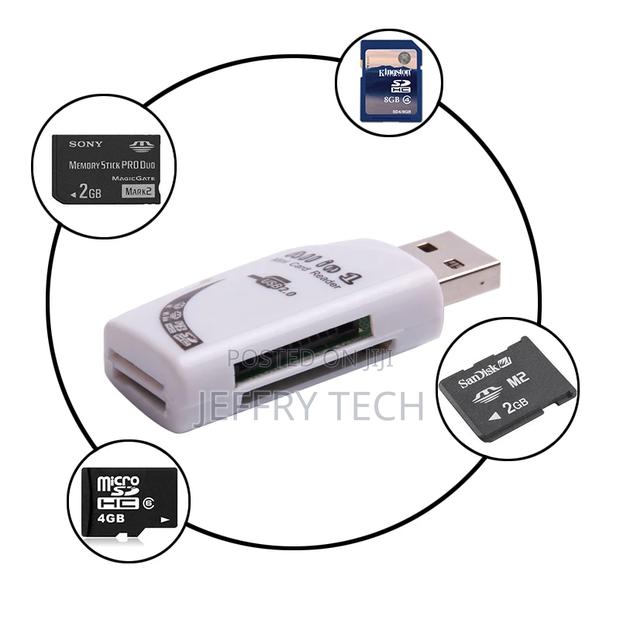 All in 1 Memory Multi Card Reader for SD TF T-Flash Card USB - thumbnail 2