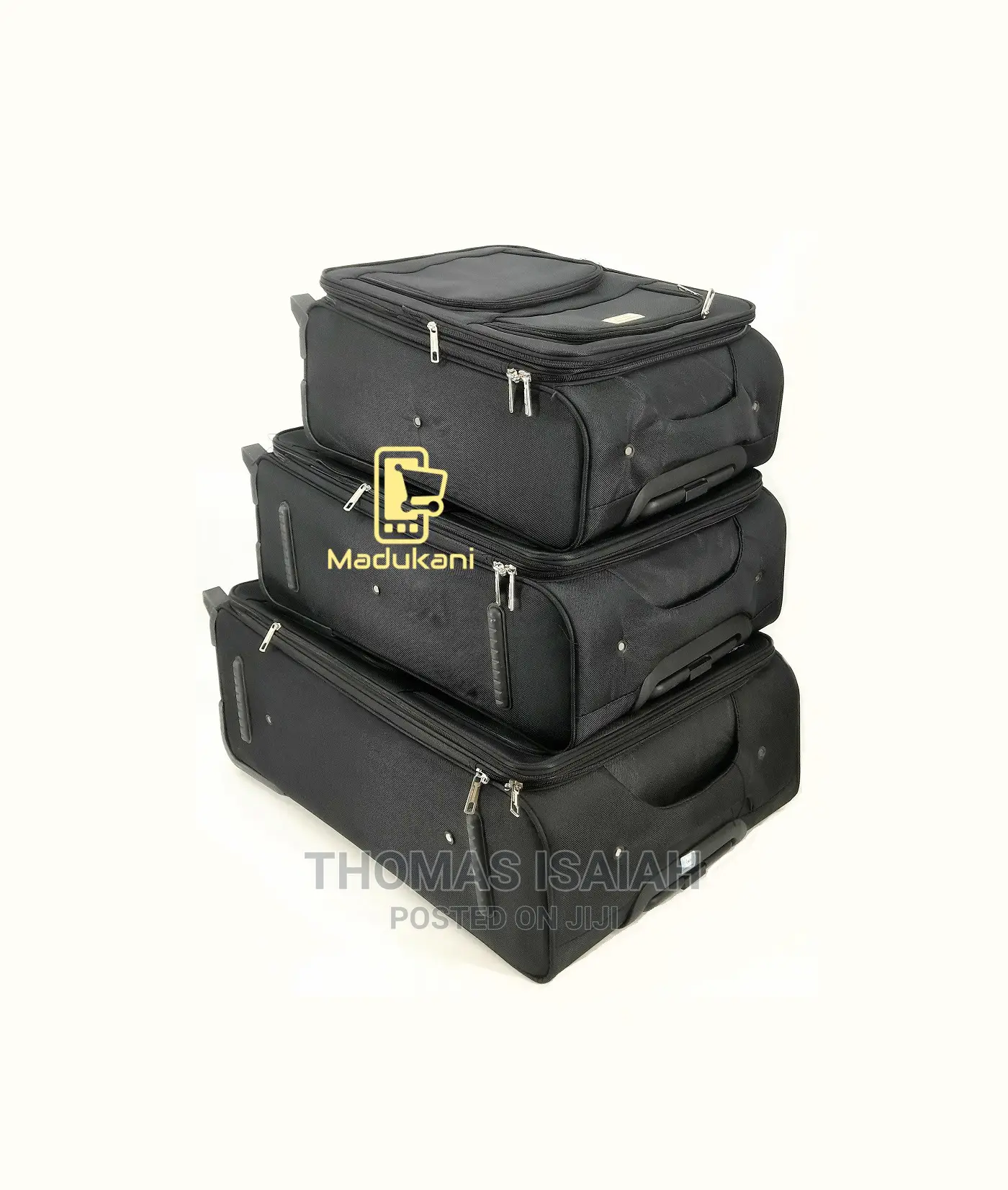 3PCS Softside Expandable Deluxe Luggage Suitcase With TSA Lo