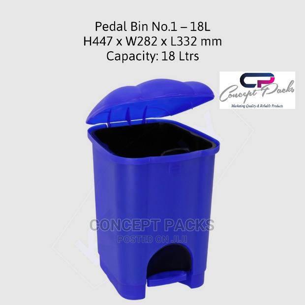 18ltrs Kitchen / Office Pedal Dust Bin. - main view