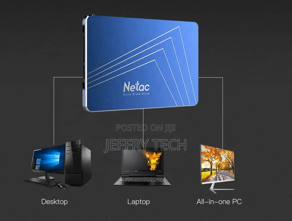 Netac SSD Hard Disk SATA 1TB Internal Solid State Drive 2.5