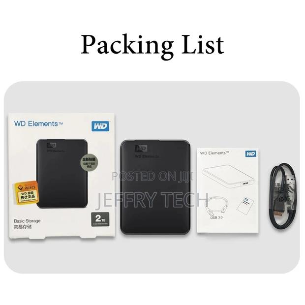 Western Digital WD Elements 2.5" Portable Hard Drive 1TB - main view