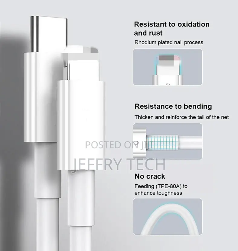 1 Mfast Charging Type C Usb C Data Cable for iPhone Charger
