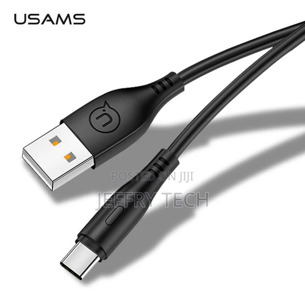 USAMS PVC 1m 2A Type-C USB Charging Cable Charger Data Type - main view