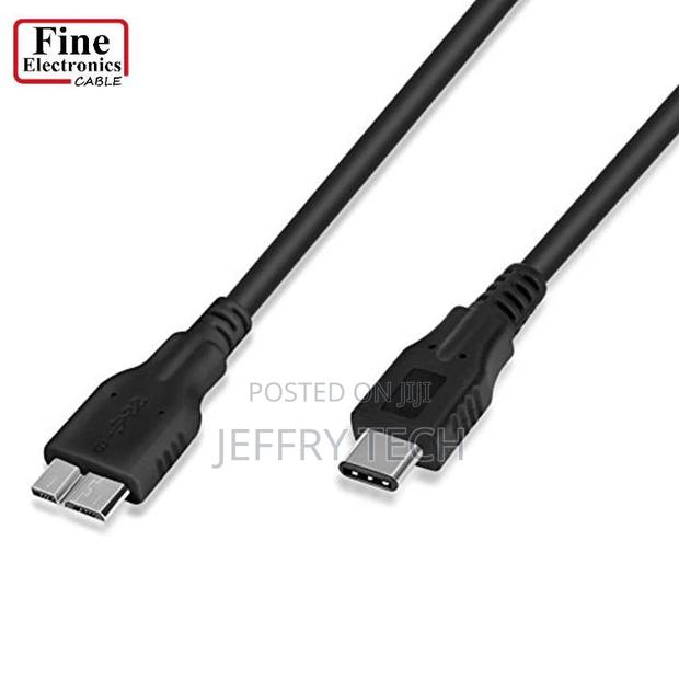 USB 3.1 Type C Cable Type C to Micro B Hard Drive Data Cable - main view