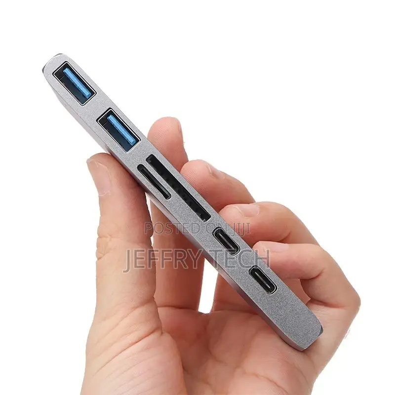 Dual Type-C Six-In-One Expansion Dock PD USB 3.0 SD TF Card