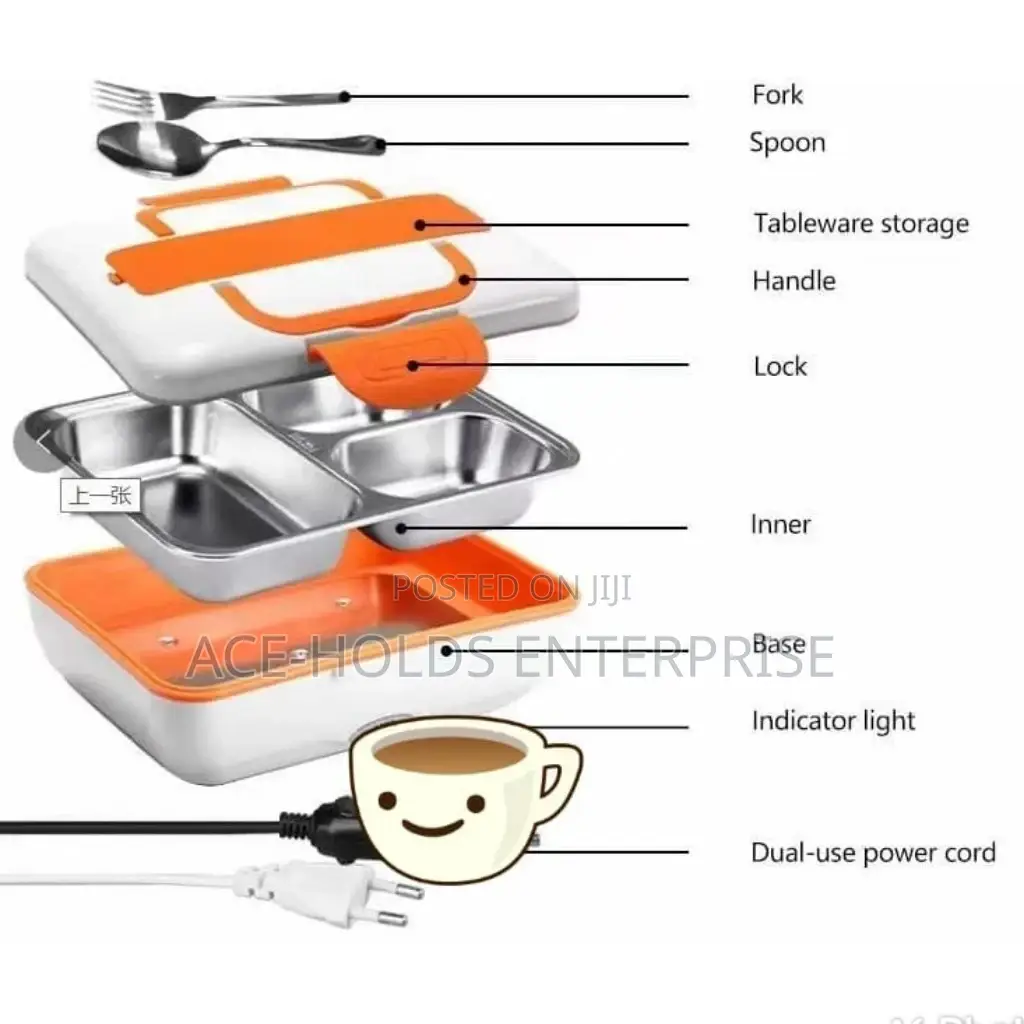 Brand New 4 Partition Lunch Box