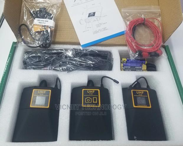Dual Channel Uhf Wireless Lavalier Lapel Microphone - main view