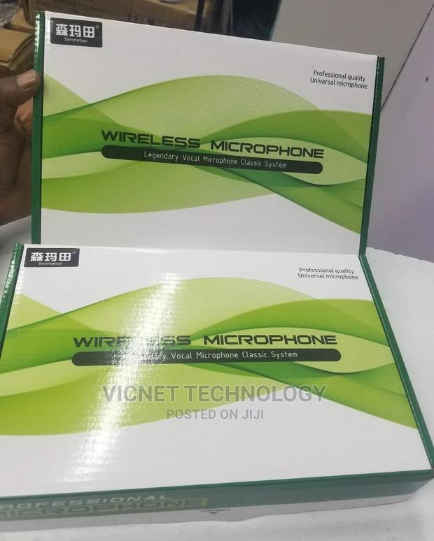 Dual Channel Uhf Wireless Lavalier Lapel Microphone - thumbnail 2