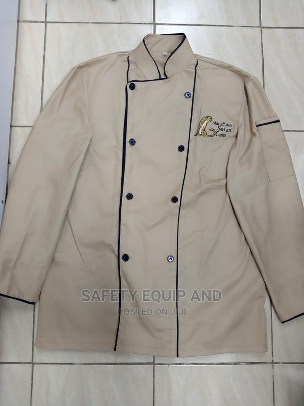 Chef Jackets Beige Branded - main view