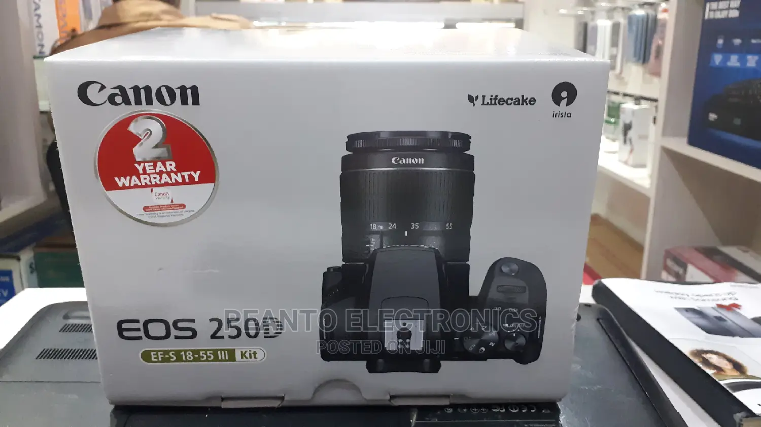 Canon Eos 250d DSLR Camera With 18-55mm