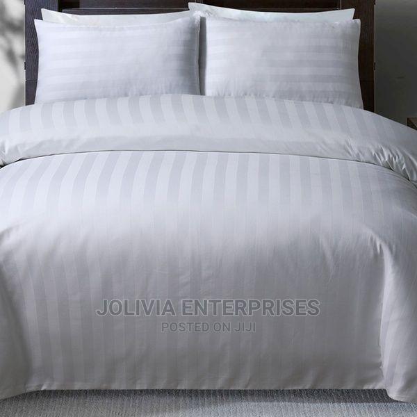 Satin Stripped Bedsheets