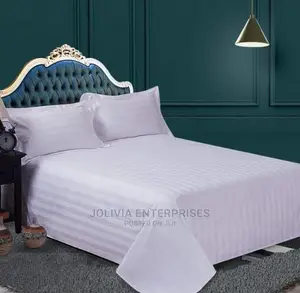 Satin Stripped Bedsheets