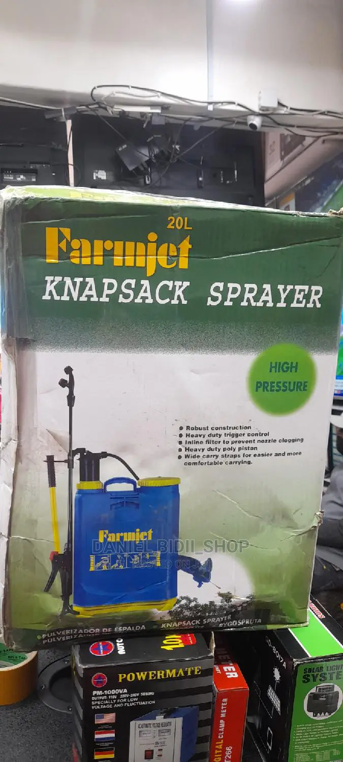 Farmjet Knapsack Manual Sprayer High Pressure 20ltr