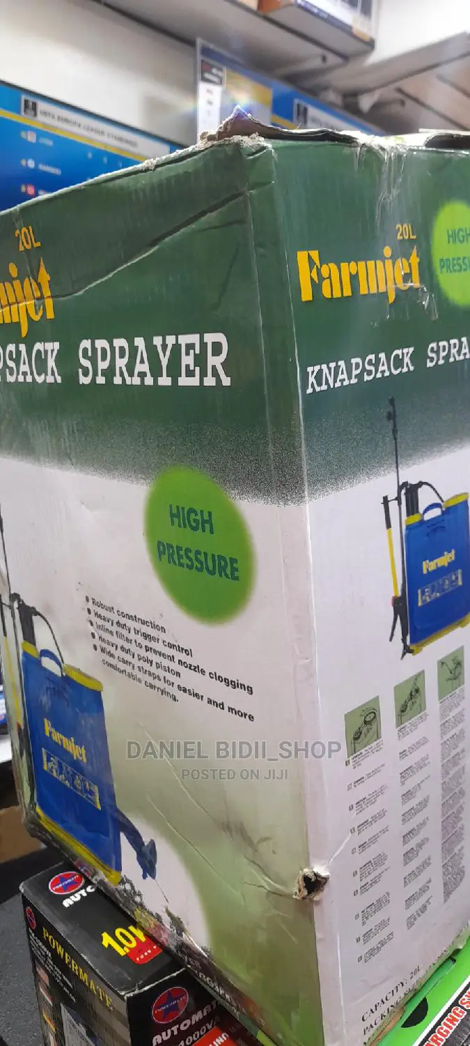Farmjet Knapsack Manual Sprayer High Pressure 20ltr