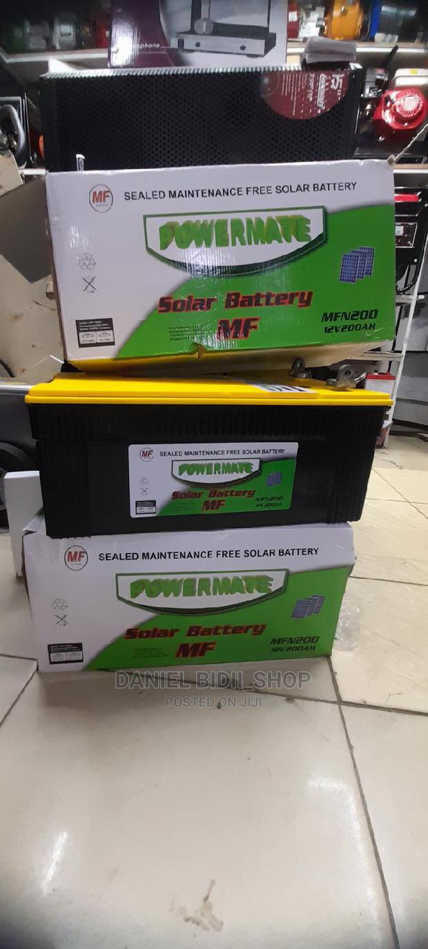 Powermate Sealed Maintenance-Free Solar Battery 200ah