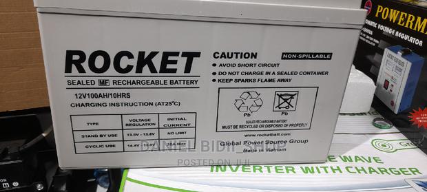 Rocket Sealed MF Rechargeable Solar Battery 100ah