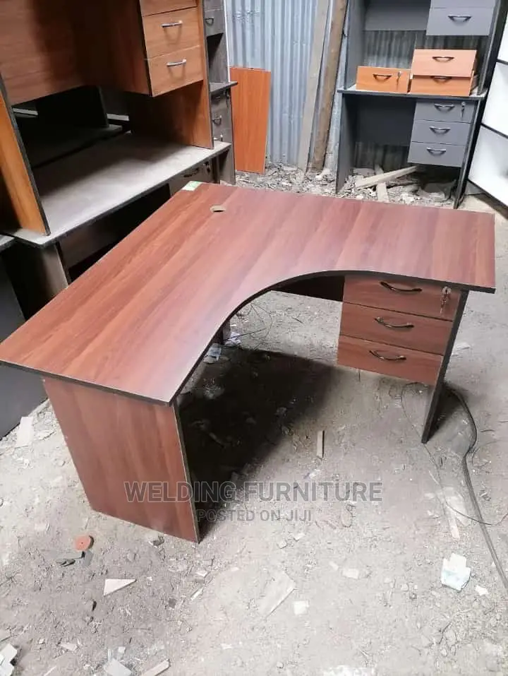 L Shape Office Deck Table