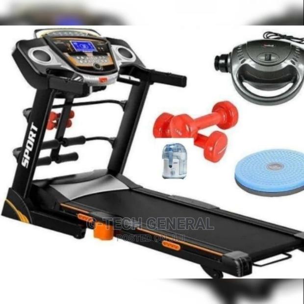 Durable Auto Incline Treadmill - main view