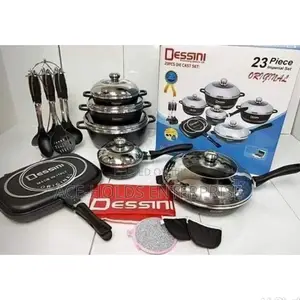 Black 23pcs Dessini Cookware Set