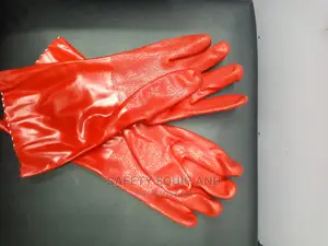 Pro Red PVC Water Resistant Gloves