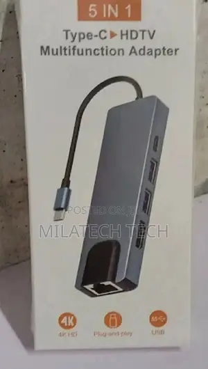 Type C 5 In1 Adapter