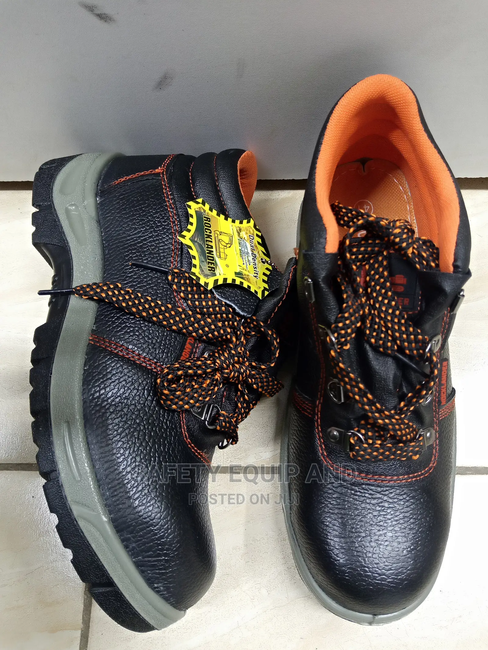 Safety Boots With Orange Quality Inner Lining