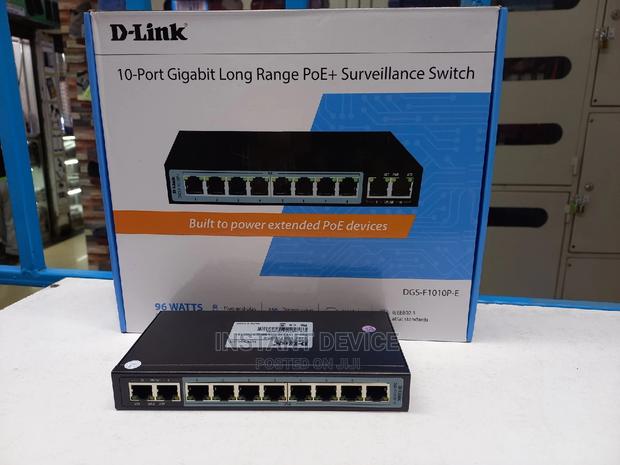 10 Port Dlink POE Switch - main view